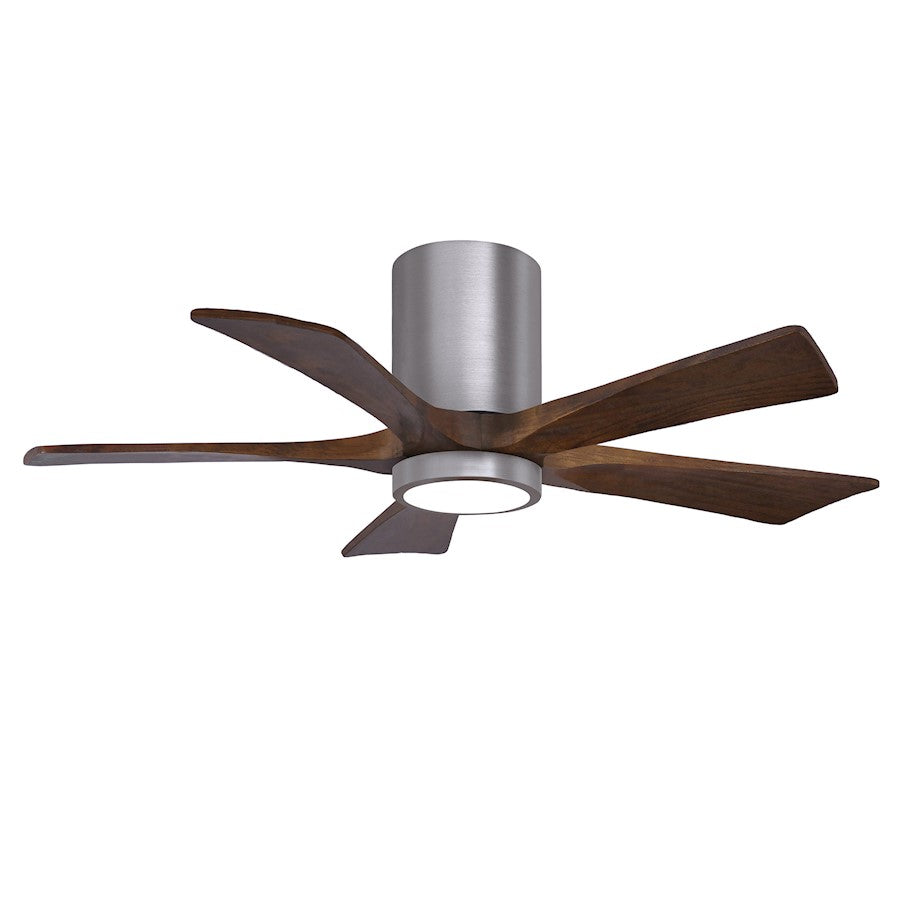 Matthews Fans Irene-5HLK 52in 5-Blade Ceiling Fan | Contemporary Light Maple and Walnut Tone Solid Wood | Living Room | Model IR5HLK-LM-WA-52