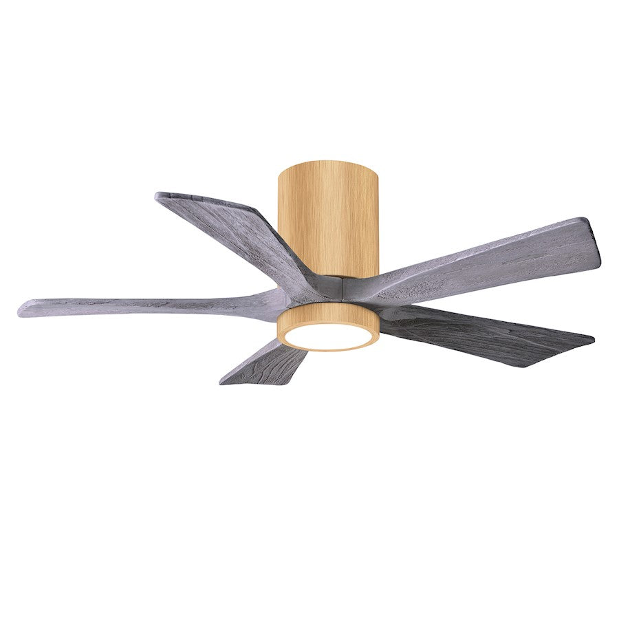 Matthews Fans Irene-5HLK 52in 5-Blade Ceiling Fan | Contemporary Light Maple and Walnut Tone Solid Wood | Living Room | Model IR5HLK-LM-WA-52