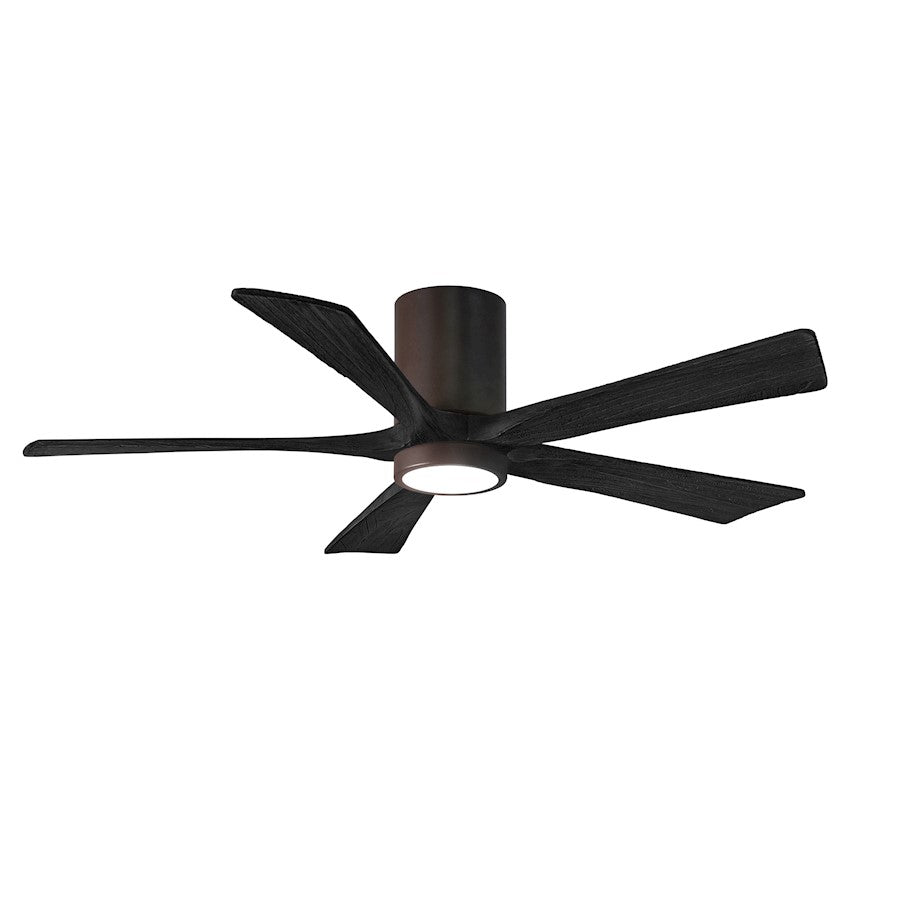 Matthews Fans Irene 5HLK 60in 5-Blade Ceiling Fan | Textured Bronze and Matte White Wood Blades | Bedroom & Living Room | Model IR5HLK-TB-MWH-60