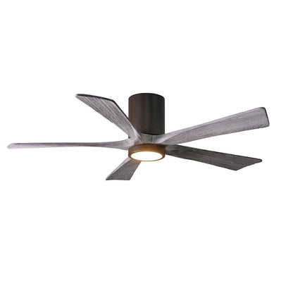 Matthews Fan Irene-5HLK 52in 5-Blade Ceiling Fan | Textured Bronze and Barn Wood Tone Wood Blades | Bedroom & Living Room | D | Model IR5HLK-TB-BW-52