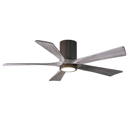 Matthews Fan Irene-5HLK 52in 5-Blade Ceiling Fan | Textured Bronze and Barn Wood Tone Wood Blades | Bedroom & Living Room | D | Model IR5HLK-TB-BW-52