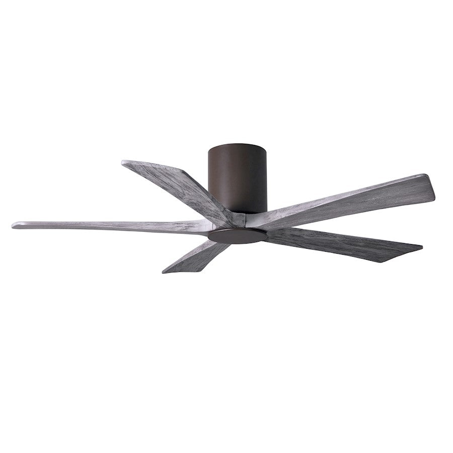 Matthews Fan Irene-5HLK 52in 5-Blade Ceiling Fan | Textured Bronze and Barn Wood Tone Wood Blades | Bedroom & Living Room | D | Model IR5HLK-TB-BW-52