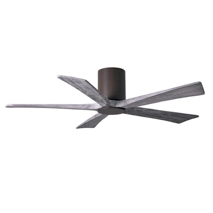 Matthews Fan Irene-5HLK 52in 5-Blade Ceiling Fan | Textured Bronze and Barn Wood Tone Wood Blades | Bedroom & Living Room | D | Model IR5HLK-TB-BW-52