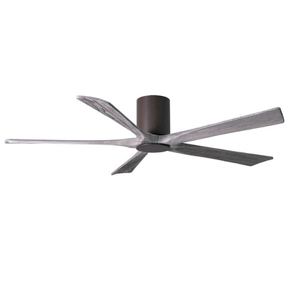 Matthews Fan Irene-5HLK 52in 5-Blade Ceiling Fan | Textured Bronze and Barn Wood Tone Wood Blades | Bedroom & Living Room | D | Model IR5HLK-TB-BW-52