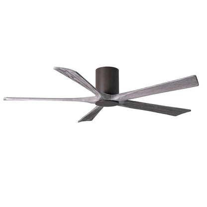 Matthews Fan Irene-5HLK 52in 5-Blade Ceiling Fan | Textured Bronze and Barn Wood Tone Wood Blades | Bedroom & Living Room | D | Model IR5HLK-TB-BW-52