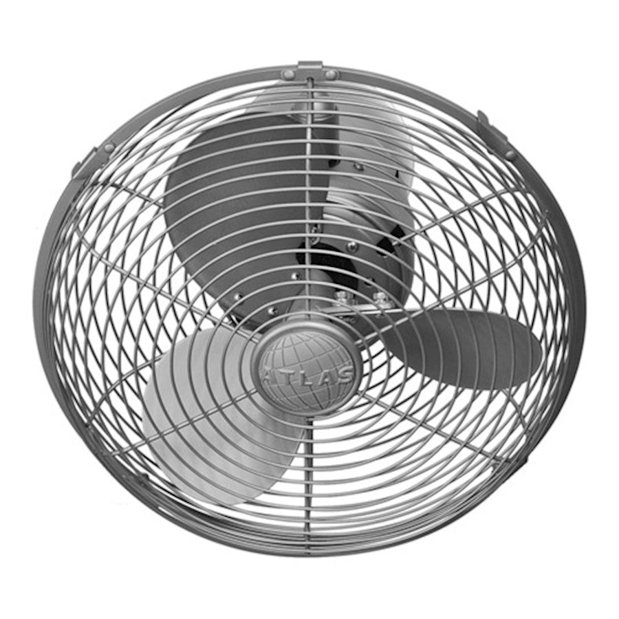 Matthews Fan Company Kaye 17in Oscillating Wall Fan | Textured Bronze Steel | Indoor & Covered Patio | 13 x 13 x 17 in | Model KC-TB