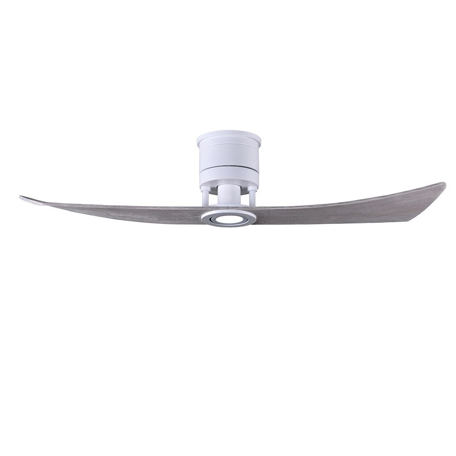 Matthews Fans Lindsay 52in 2-Blade LED Ceiling Fan | Textured Bronze and Walnut Solid Wood | Bedroom & Living Room | 52 x 52 x 10 in | Model LW-TB-WA
