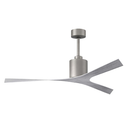 Matthews Fans Molly 56in 3-Blade Ceiling Fan | Contemporary Barn Wood Tone & Brushed Nickel | Great Rooms & Open Living | Model MK-BN-BW