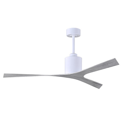 Matthews Fans Molly 56in 3-Blade Ceiling Fan | Barn Wood and Gloss White | Great Rooms & Open Living | 56 x 56 x 12 in | Model MK-WH-BW