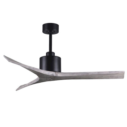 Matthews Fans Mollywood 60in 3-Blade Ceiling Fan | Contemporary Textured Bronze and Walnut Wood Blades | Living Room & Bedroom | Model MW-TB-WA-60