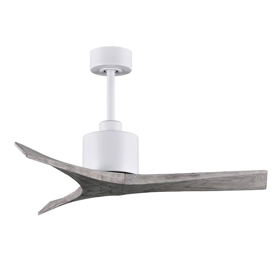 Matthews Fans Mollywood 60in 3-Blade Ceiling Fan | Contemporary Textured Bronze and Walnut Wood Blades | Living Room & Bedroom | Model MW-TB-WA-60