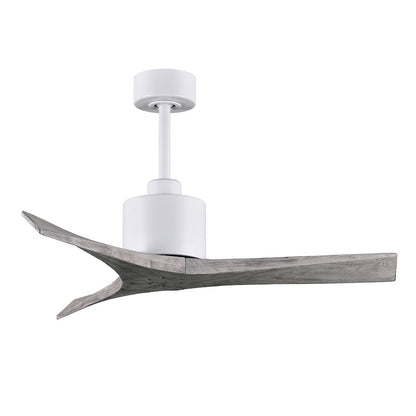 Matthews Fans Mollywood 60in 3-Blade Ceiling Fan | Contemporary Textured Bronze and Walnut Wood Blades | Living Room & Bedroom | Model MW-TB-WA-60