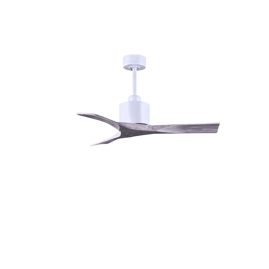 Matthews Fans Nan 42in 3-Blade Ceiling Fan | Contemporary Textured Bronze and Walnut Solid Wood | Bedroom & Living Room | Model NK-TB-WA-42