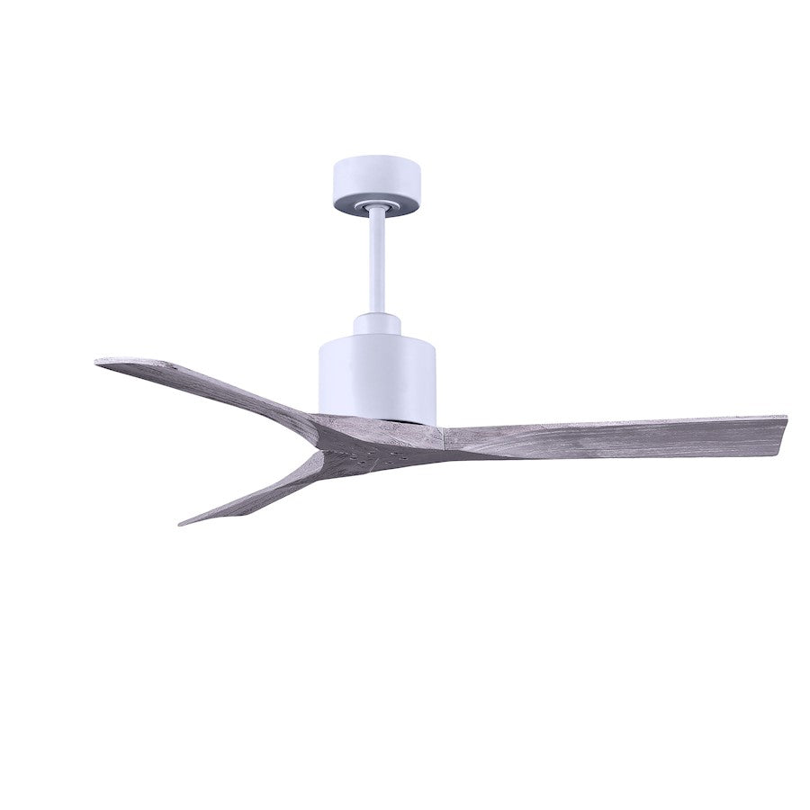 Matthews Nan 52in 3-Blade Ceiling Fan | Contemporary Textured Bronze and Walnut Wood | Living Room & Covered Patio | Model NK-TB-WA-52