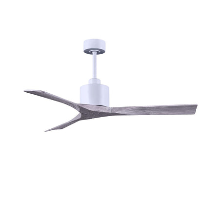 Matthews Nan 52in 3-Blade Ceiling Fan | Contemporary Textured Bronze and Walnut Wood | Living Room & Covered Patio | Model NK-TB-WA-52