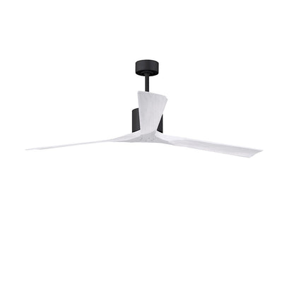 Matthews Fans Nan XL 72in 3-Blade Ceiling Fan | Textured Bronze and Walnut Wood Blades | Living Room & Bedroom | 72 x 72 x 10 in | Model NKXL-TB-WA-72