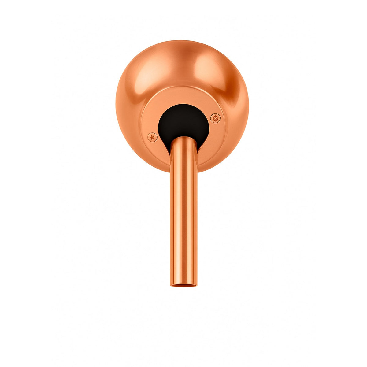 Matthews Fans Canopies Slant Ceiling Mount | Contemporary Brushed Copper Metal | Vaulted Ceilings up to 29° | 2in H x 6in Dia | Model SLANTMT-BRCP