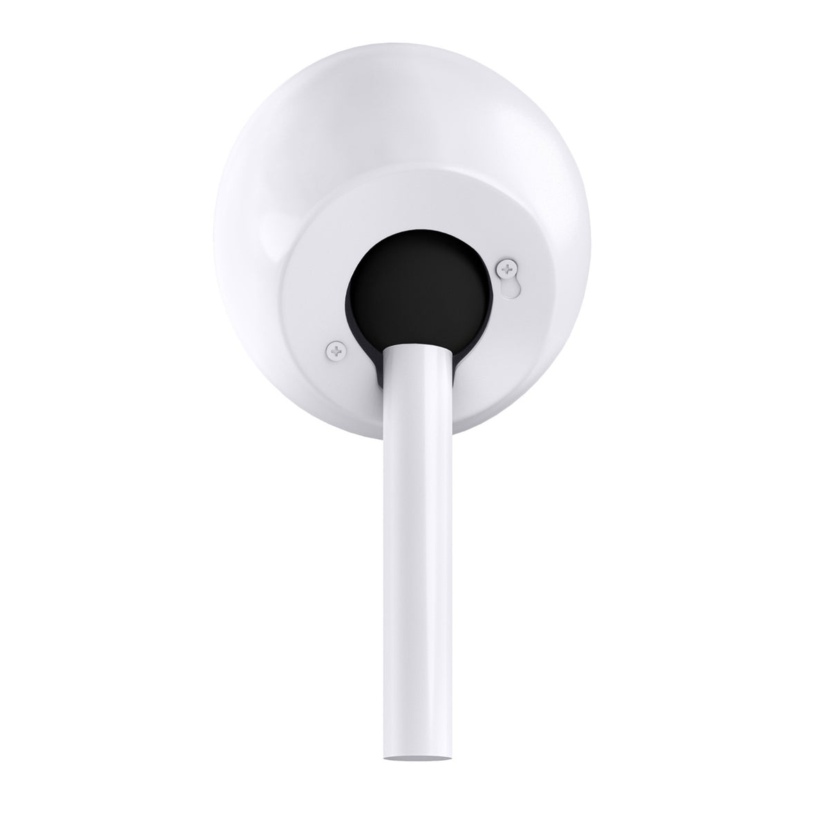 Matthews Fans Canopies Slant Ceiling Mount 6in Gloss White | Metal Sloped Ceiling Adapter | Vaulted & Cathedral Ceilings | 6 x 2 in | Model SLANTMT-WH