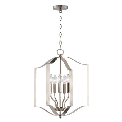 Maxim Lighting Provident 5-Light Chandelier in Satin Nickel