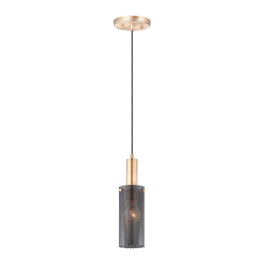 1 Light Mini Pendant, Black