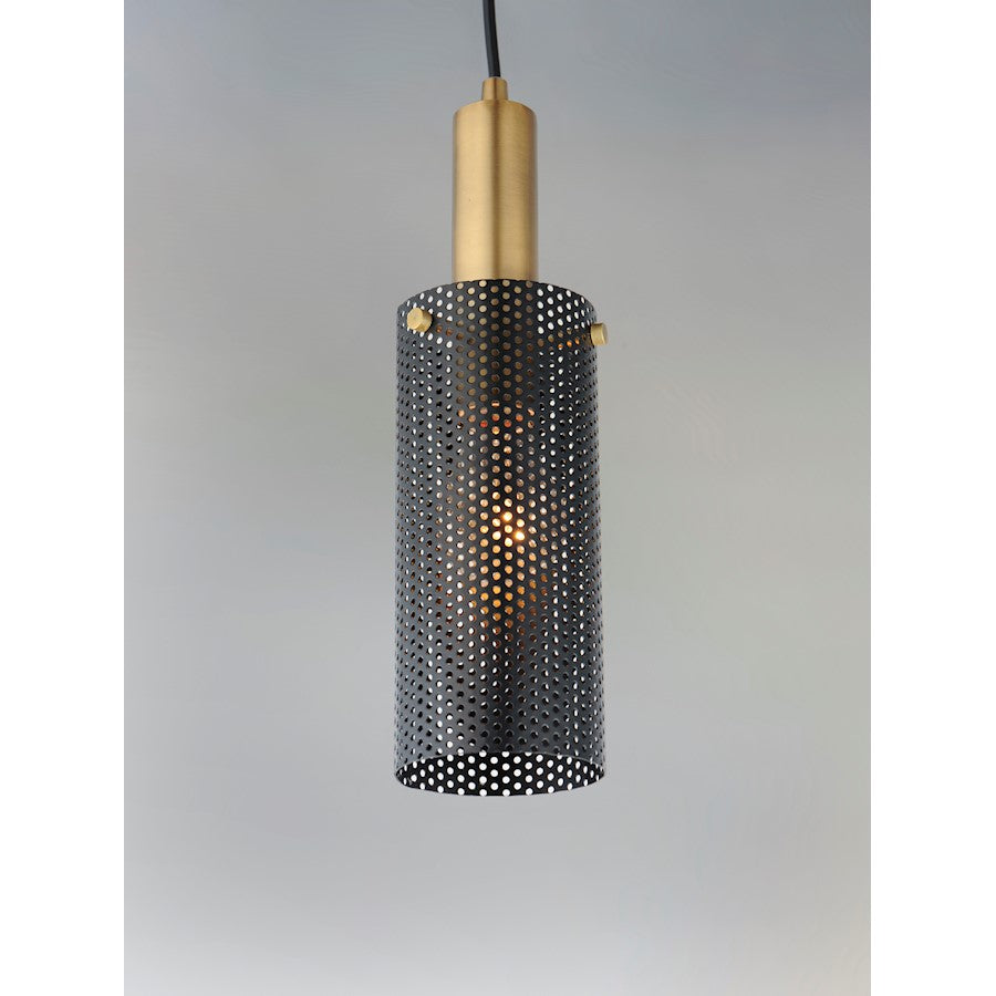 1 Light Mini Pendant, Black
