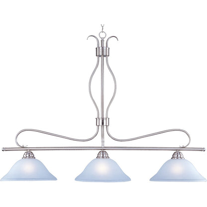 Maxim Lighting Basix 3-Light Pendant Satin Nickel
