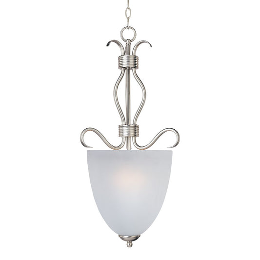 Foyer Pendant, Satin Nickel/Frosted