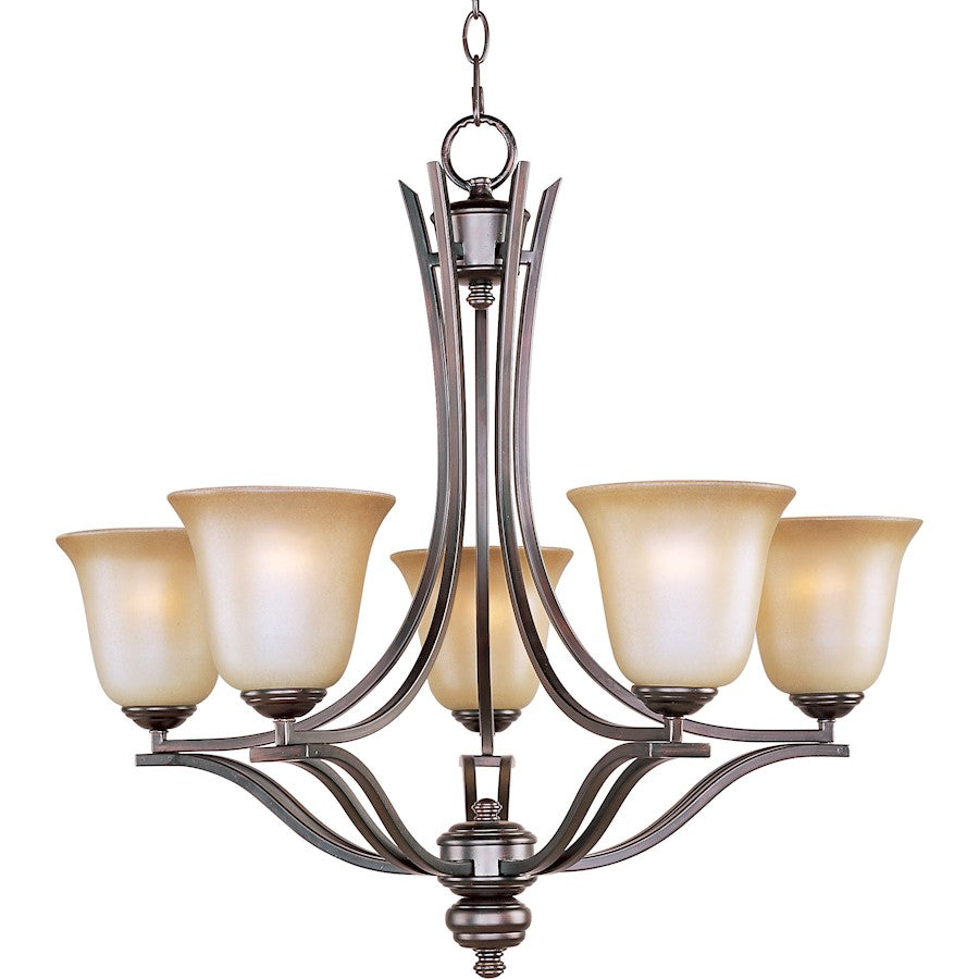 Maxim Madera 5-Light Chandelier Oil Rubbed Bronze