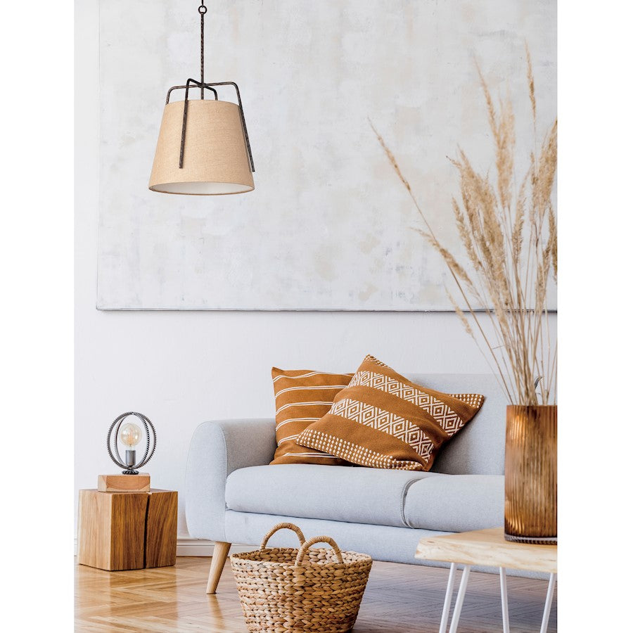 1 Light Pendant, Oil Rubbed Bronze