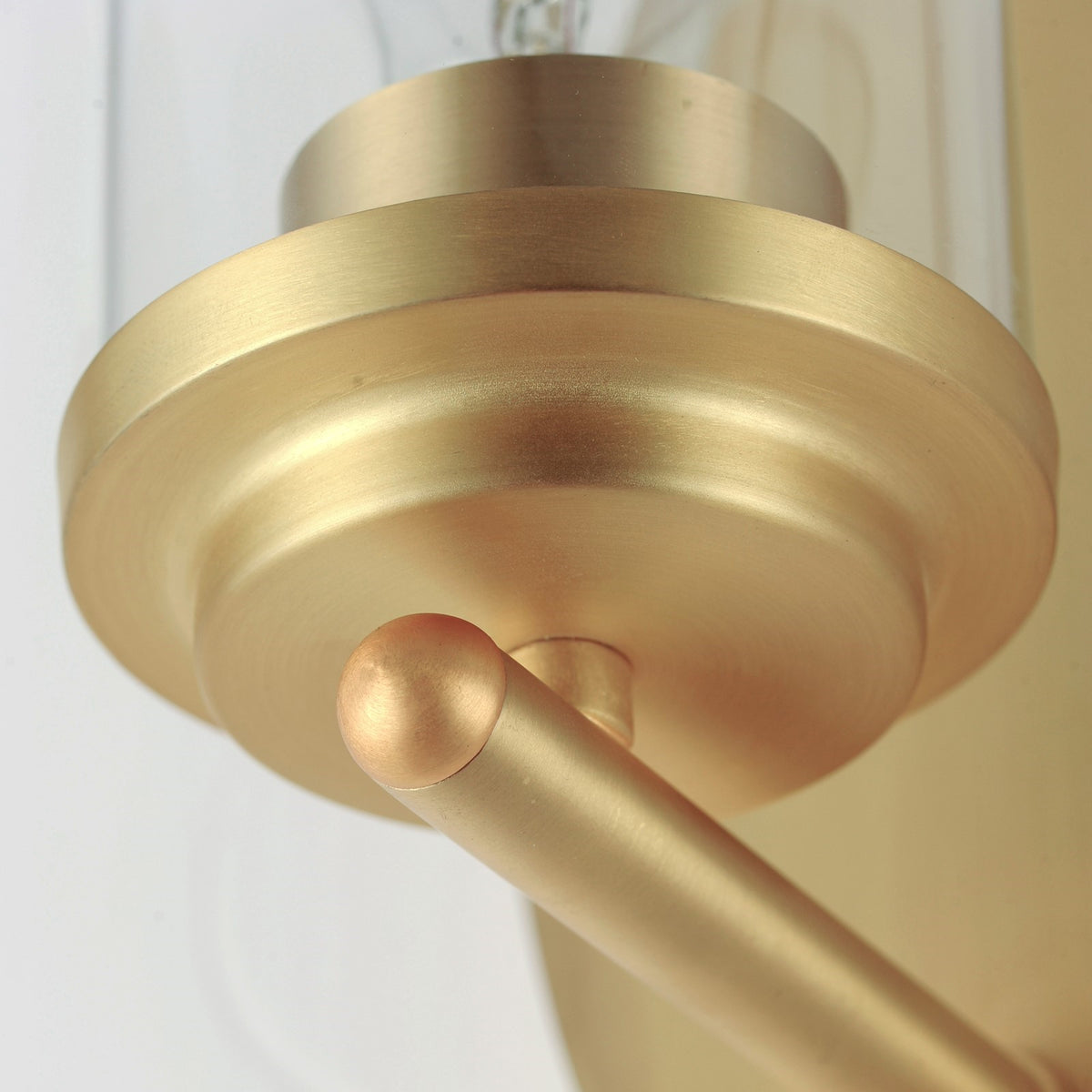 Maxim Lighting Corona 1 Light Wall Sconce, Satin Brass