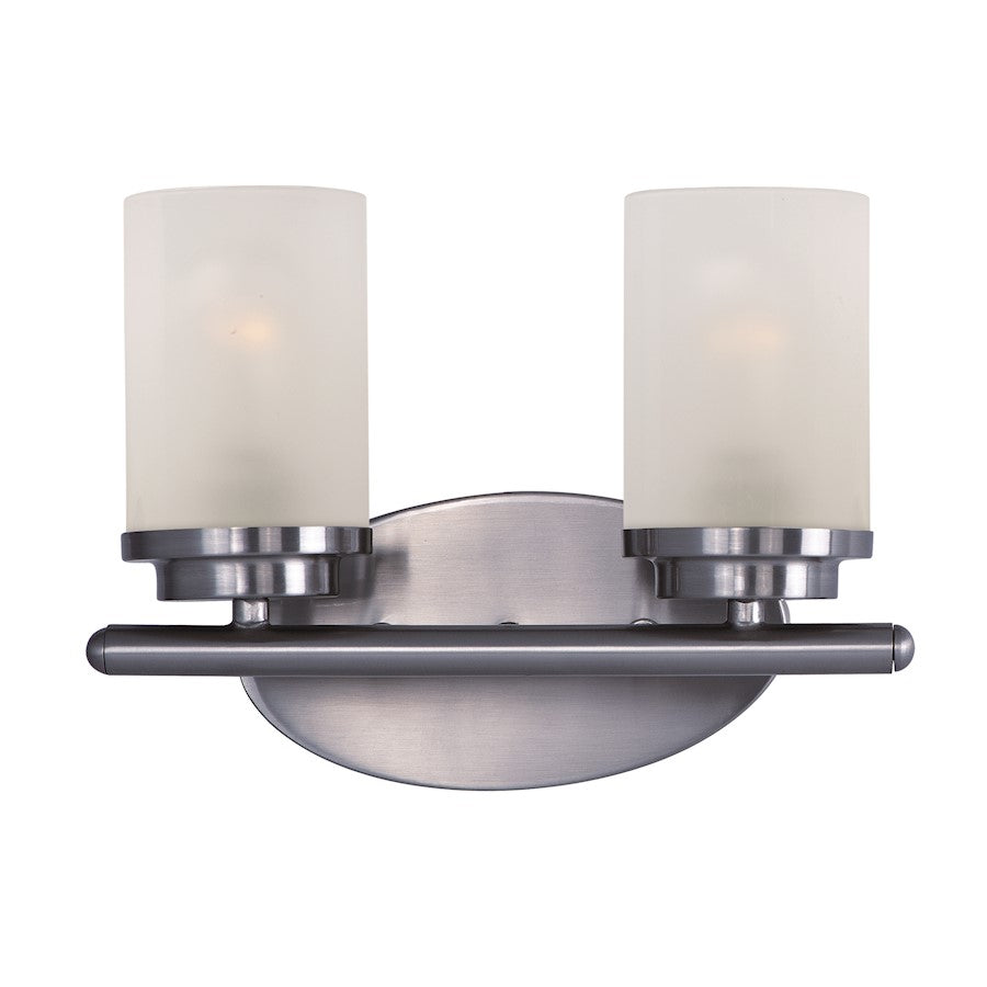 Maxim Corona 2-Light Bath Vanity, Polished Chrome