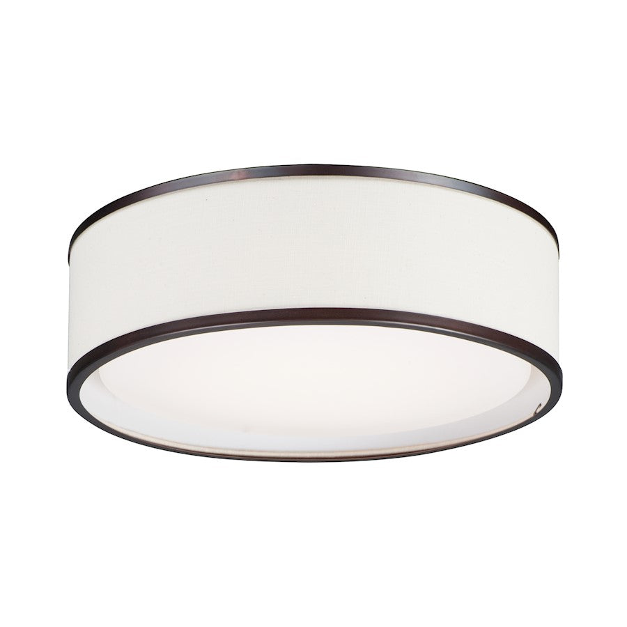 Maxim Lighting Prime 3 Light Flush Mount, Oil Rubbed Bronze