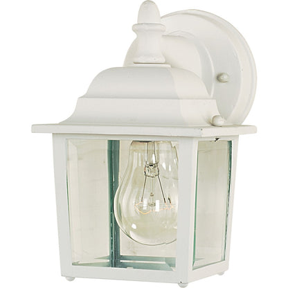 Maxim Builder Cast 1-Light Outdoor Wall Lantern White