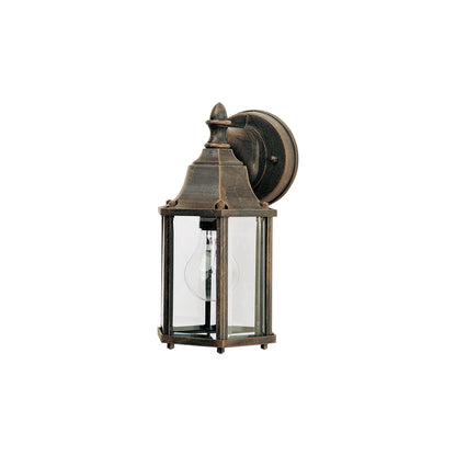 Maxim Builder Cast 1-Light Outdoor Wall Lantern Rust Patina