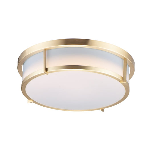 Maxim Lighting Rogue 3-Light Flush Mount E26 in Satin Brass - 10270WTSBR