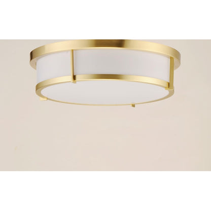 Maxim Lighting Rogue 3-Light Flush Mount E26 in Satin Brass - 10270WTSBR