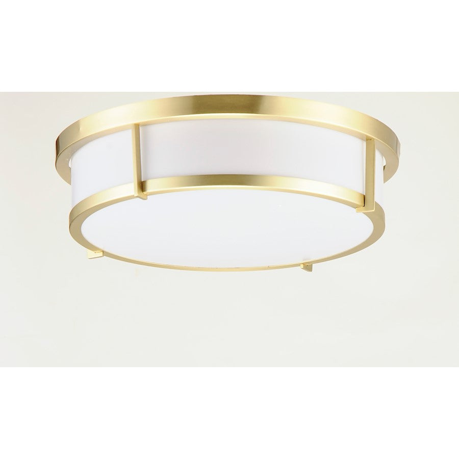 Maxim Lighting Rogue 3-Light Flush Mount E26 in Satin Brass - 10270WTSBR