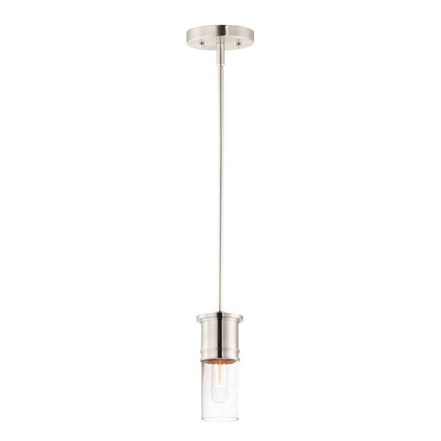 Maxim Lighting Rexford 1 Light Mini Pendant, Satin Nickel
