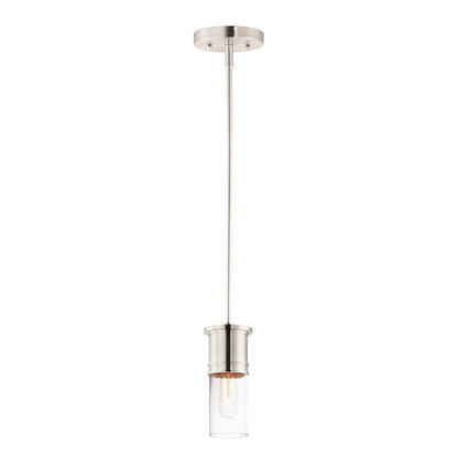 Maxim Lighting Rexford 1 Light Mini Pendant, Satin Nickel