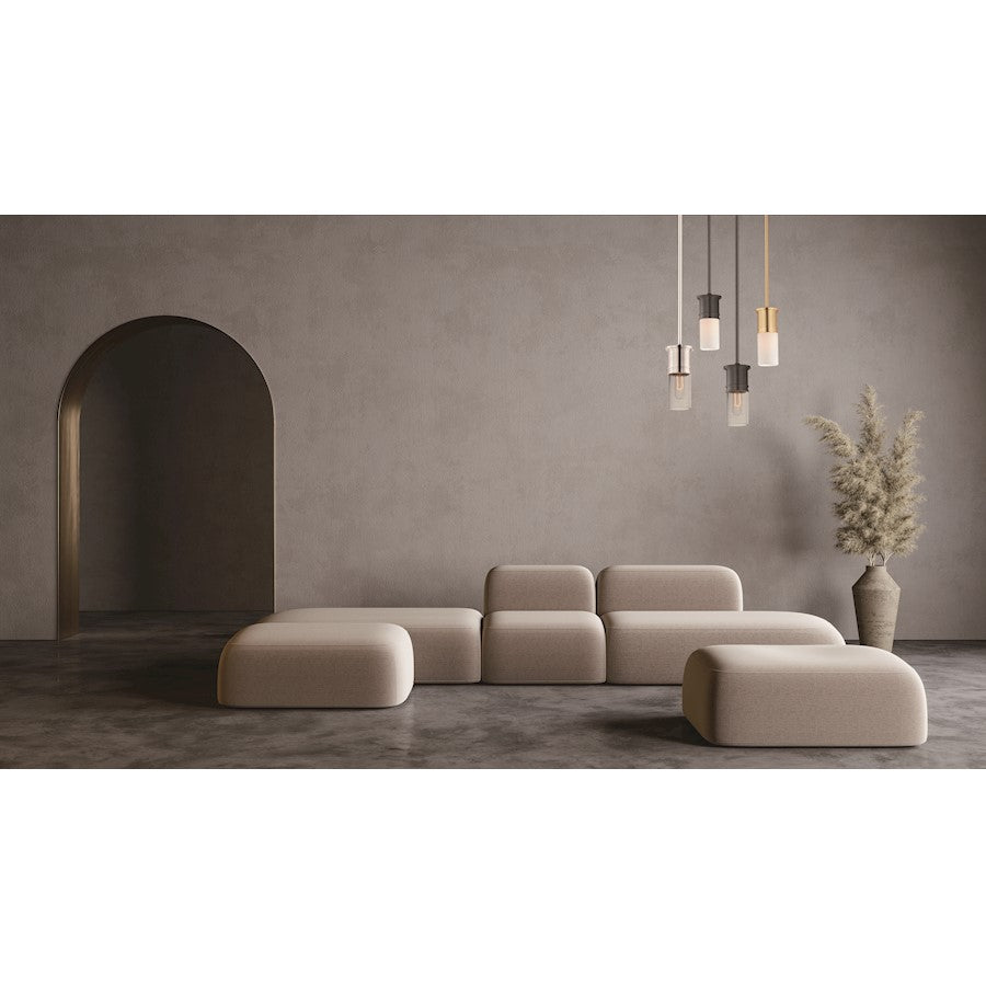 Maxim Lighting Rexford 1 Light Mini Pendant, Satin Nickel