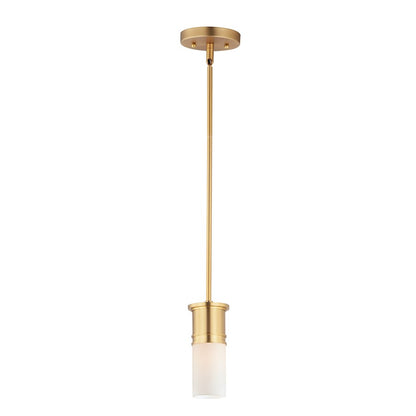 Maxim Lighting Rexford 1 Light Mini Pendant, Satin Brass