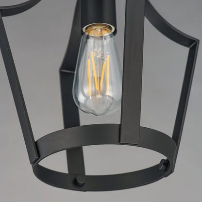 Maxim Lighting Arden 1 Light 10.25" Semi-Flush Mount, Black