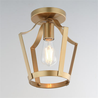 Maxim Lighting Arden 1Lt 10.25" Semi-Flush Mount, Natural Aged Brass