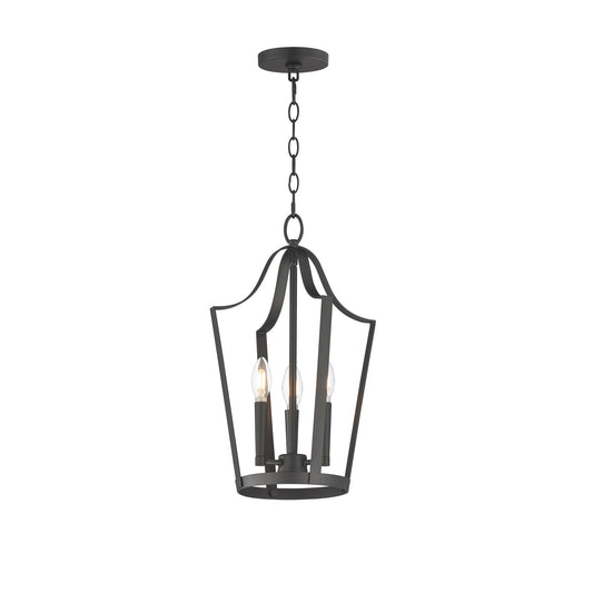Maxim Lighting Arden 3 Light 19.5" Entry Foyer Pendant, Black