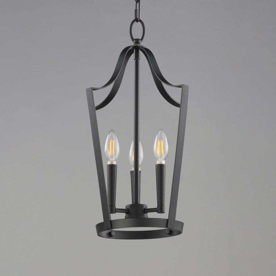 Maxim Lighting Arden 3 Light 19.5" Entry Foyer Pendant, Black