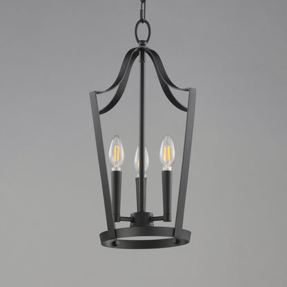 Maxim Lighting Arden 3 Light 19.5" Entry Foyer Pendant, Black