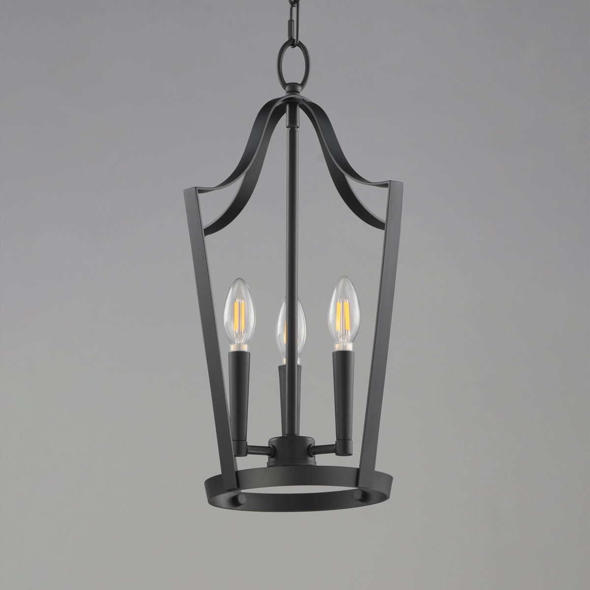 Maxim Lighting Arden 3 Light 19.5" Entry Foyer Pendant, Black