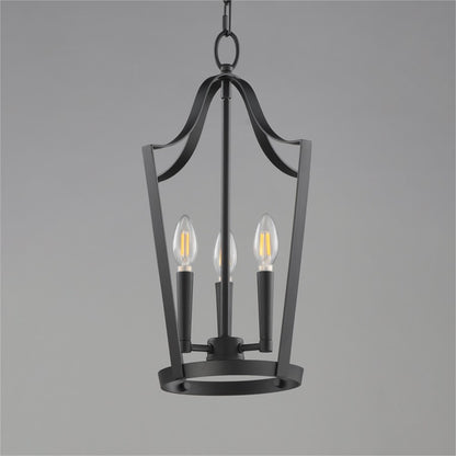 Maxim Lighting Arden 3 Light 19.5" Entry Foyer Pendant, Black