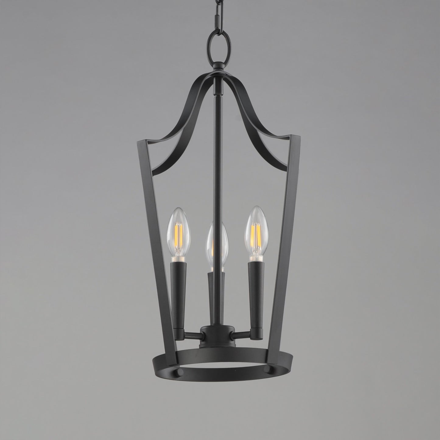 Maxim Lighting Arden 3 Light 19.5" Entry Foyer Pendant, Black