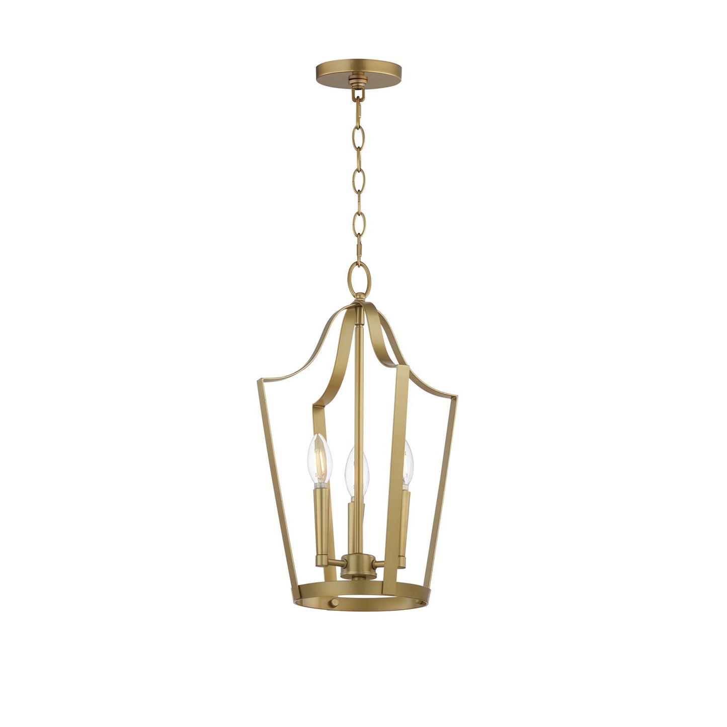 Maxim Lighting Arden 3Lt 19.5" Entry Foyer Pendant, Aged Brass